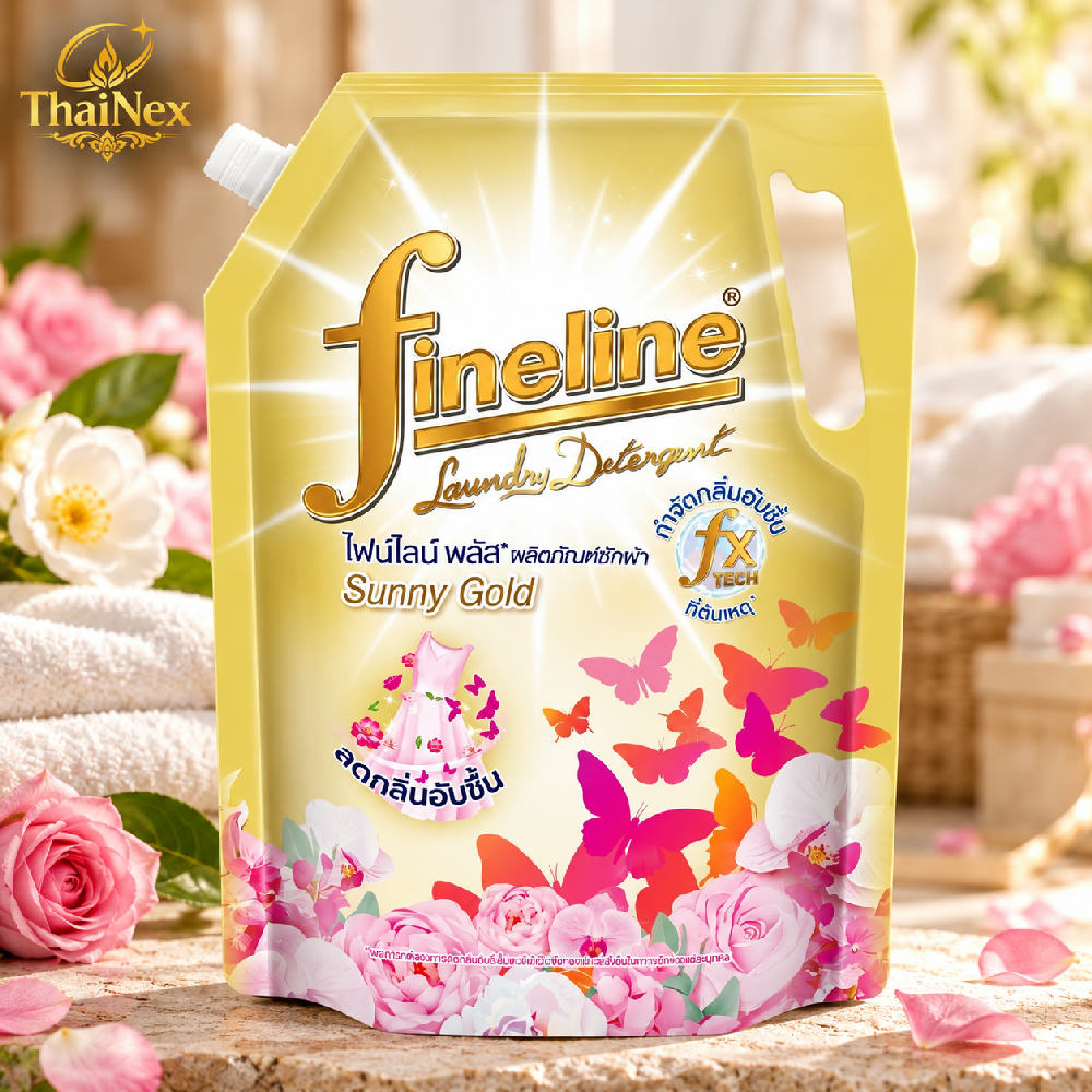 BeNice Fineline Plus Liquid Laundry Detergent Sunny Gold Scent 1250ml