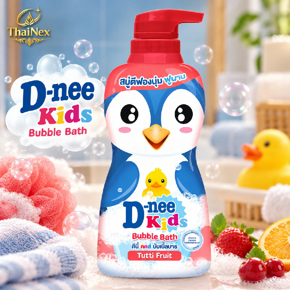 D-nee Kids Bubble Bath Red 350ml