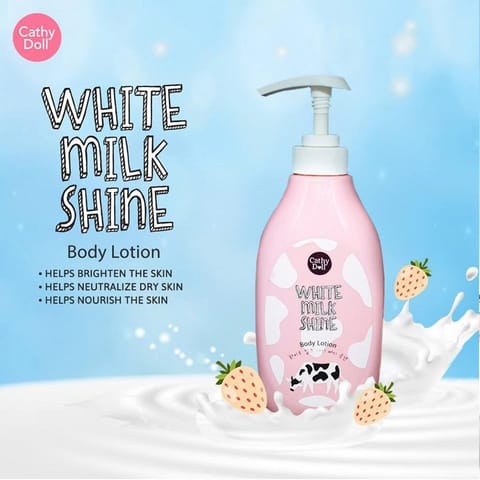 Cathy Doll White Milk Shine Body Lotion 450ml