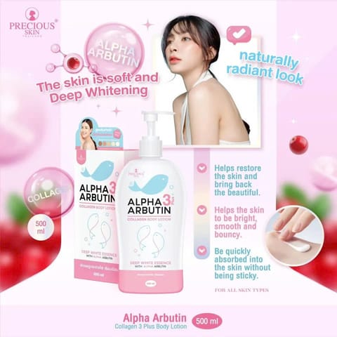 Precious Skin Alpha Arbutin 3 plus Collagen Lotion 500ml