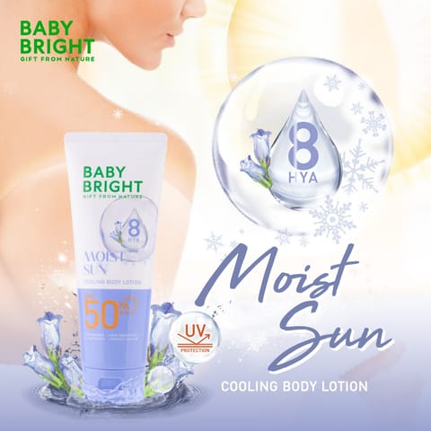 Baby Bright Moist Sun Cooling Body Lotion SPF50 PA+++ 160ml