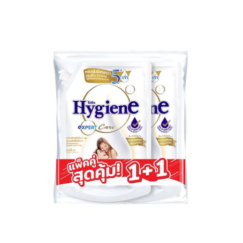 HYGIENE Expert Care Concentrated Fabric Softener Milky Touch Scent 1000ml Pack 2