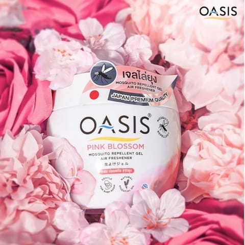 OASIS Mosquito Repellent Gel Pink Blossom Scent 180g
