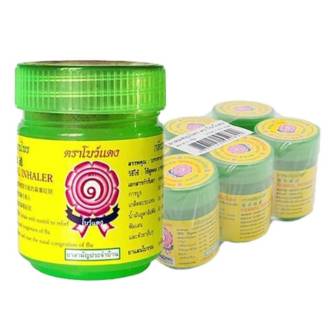 BOW DAENG Herbal Inhaler Green 5g x 6