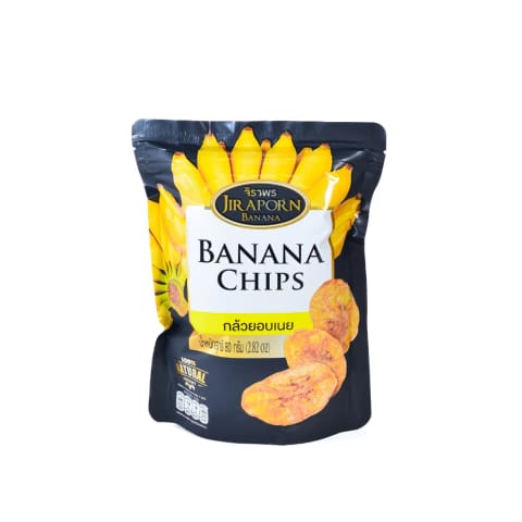 JIRAPORN Crispy Banana Chips with Butter 80g