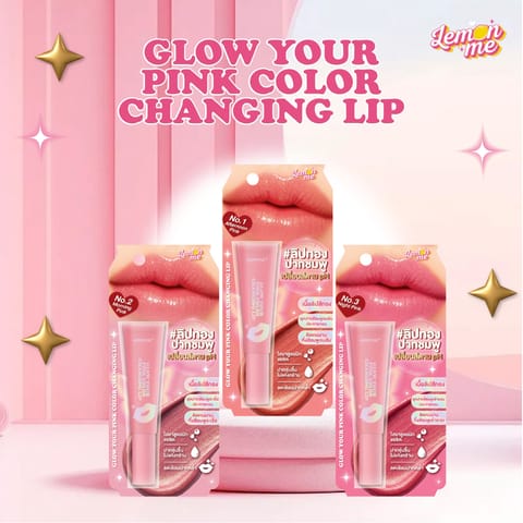 LEMON ME Glow Your Pink Color Changing Lip 10g