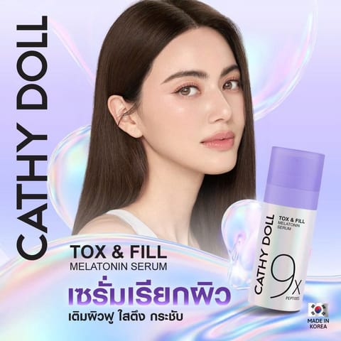 Cathy Doll Tox and Fill Melatonin Serum 9X Peptides 30ml