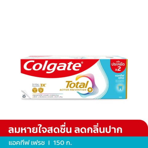 COLGATE Total Enamel Strength Toothpaste 150g x 2 pcs