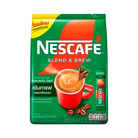 NESCAFE Blend & Brew Espresso Roast Instant Coffee 15.1g x 27 sticks