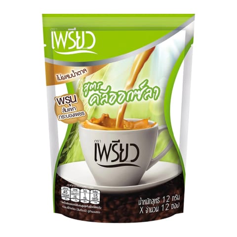 PREAW COFFEE INSTANT COFFEE POWDER Cleoxla Formula 12g x 12 sachets