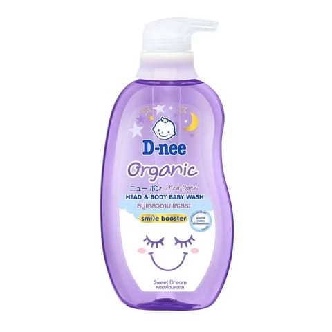 D-NEE Head & Body Baby Wash Smile Booster Scent 750ml