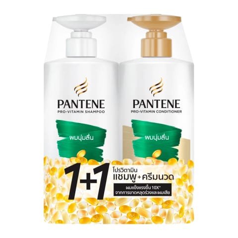 PANTENE Pro-Vitamin Shampoo Silky Smooth Care 380ml + Conditioner 340ml