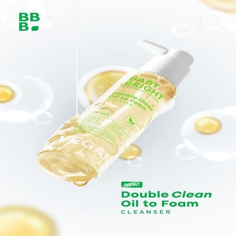 Baby Bright Double Clean Oil to Foam Cleanser 100ml