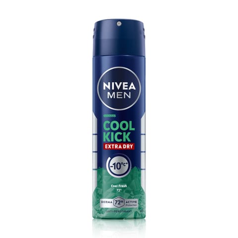 NIVEA Men Extra Dry Cool Fresh Spray Deodorant 150ml
