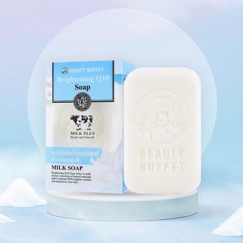 BEAUTY BUFFET Milk Plus Brightening Q10 Soap 100g