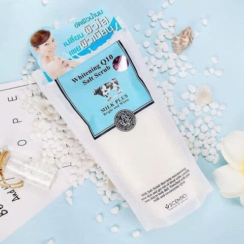 BEAUTY BUFFET Scentio Milk Plus Whitening Q10 Salt Scrub 300g