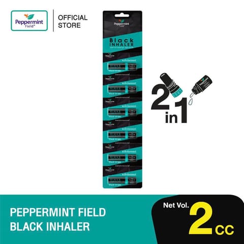 Peppermint Field Black Inhaler (6pcs)