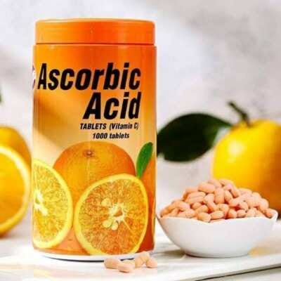 Ascorbic Acid PATAR Vitamin C Orange Flavor 50 mg (1000 Tablets)