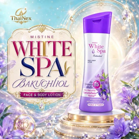 MISTINE WHITE SPA BAKUCHIOL PERFECT SKIN & BRIGHTENING LOTION 200ml