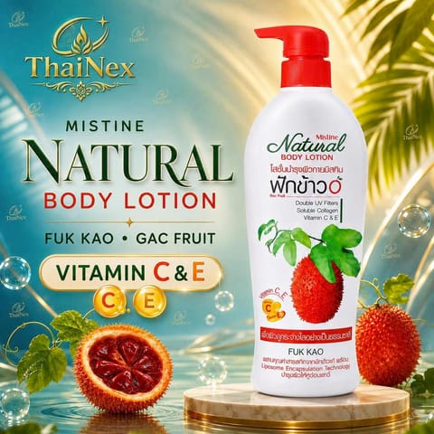 Mistine Natural Body Lotion Fuk Kao 500ml