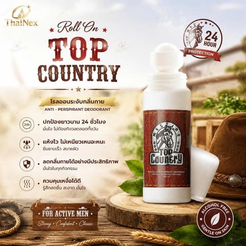 Mistine Top Country Roll-On Anti-Perspirant Deodorant 100ml