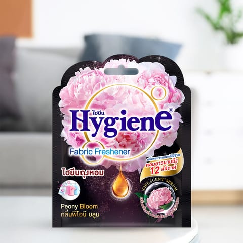 HYGIENE Fabric Freshener with Life Scent Serum Peony Bloom Scent 8g