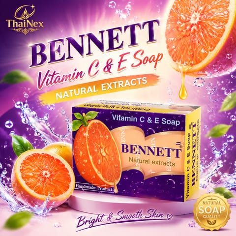BENNETT VITAMIN C&E NATURAL EXTRACTS SOAP 130G