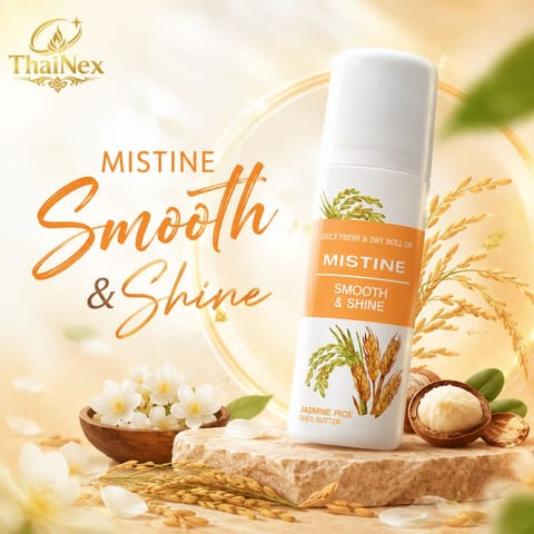 Mistine Daily Fresh & Dry Roll On Smooth & Shine