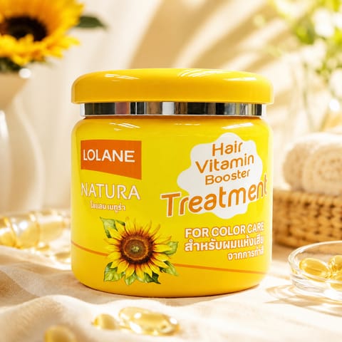 Lolane Natural Hair Treatment With Sunflower Extracts 500G.