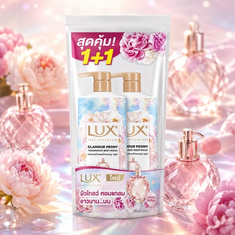 Lux  Glamour Peony Fragrance 450ml (1+1)