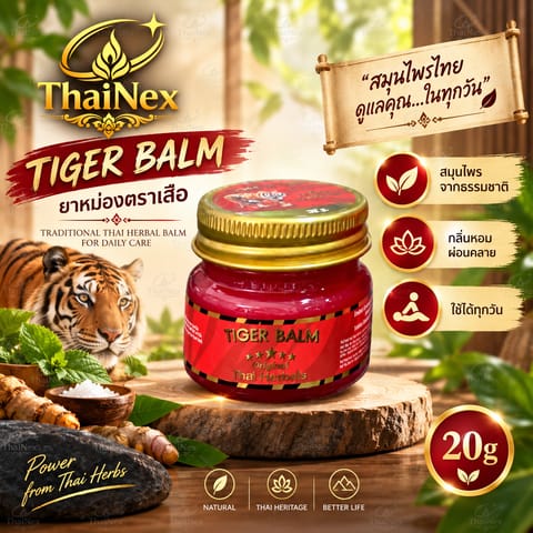 SEVEN Tiger Strong Balm Thai Herbal Massage Balm 20g