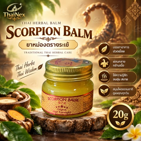SEVEN Scorpion Strong Balm Thai Herbal Massage Balm 20g