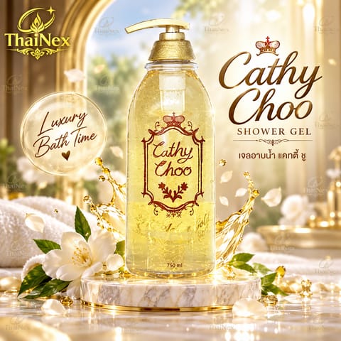 Cathy Choo 24K Active Gold fragrance shower gel 750ml