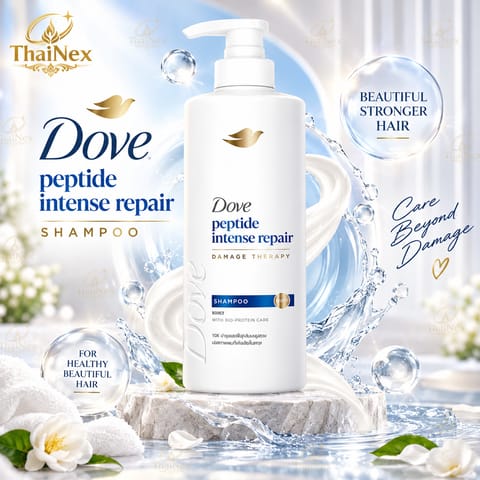 Dove Peptide Intense Repair Shampoo 380ml