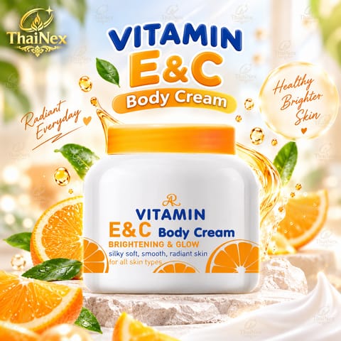 AR Vitamin E&C Body Cream Brightening and Glow – 200gm