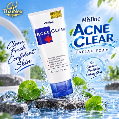 Mistine Acne Clear Facial Foam 85g