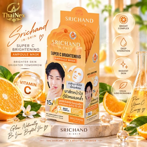 Srichand Super C Brightening 15X Ampoule Mask (18 ml)