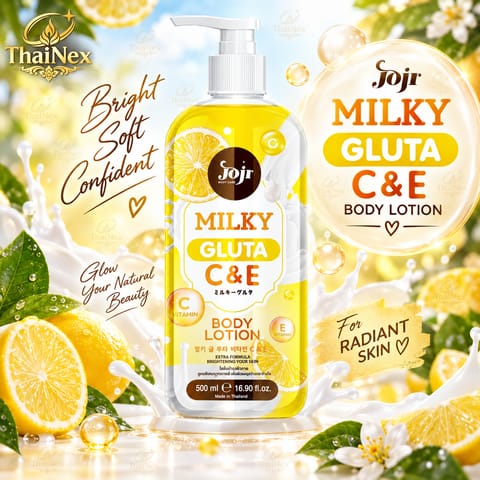 JOJI SECRET YOUNG MILKY GLUTA C & E BODY LOTION 500 ML