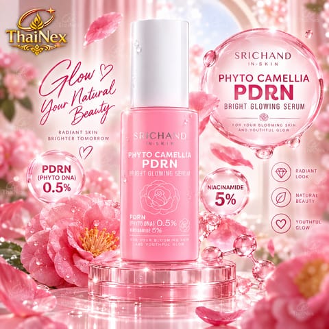 SRICHAND Phyto Camellia PDRN Bright Glowing Serum (30 ml)