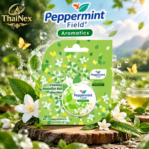 Peppermint Field Balm Gel Green Tea Scent 8g