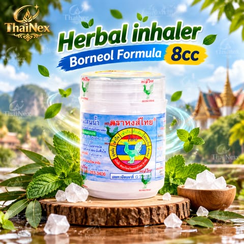 Herbal inhaler, Borneol Formula 8cc ( 12 box )
