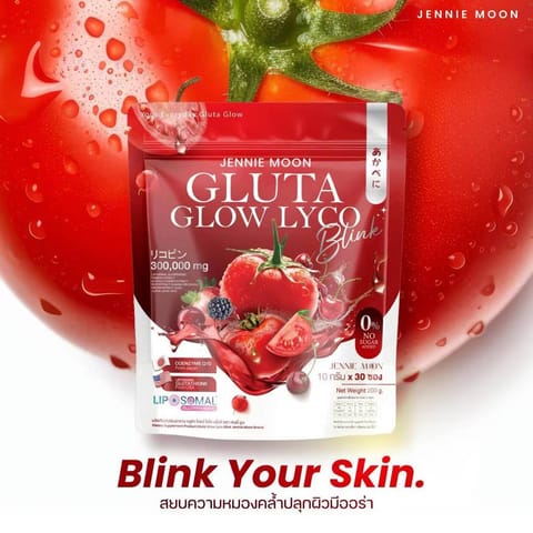 Jennie Moon Gluta Glow Lyco Blink 10g x 30sachets