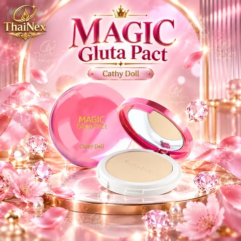 Cathy Doll Magic Gluta Pact SPF50 PA+++ 12g