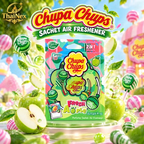 Chupa Chups Fresh Time Fresh Apple Scented Sachet 9g