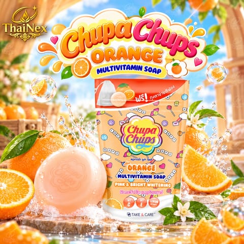 Chupa Chups Orange Multivitamin Soap 80g
