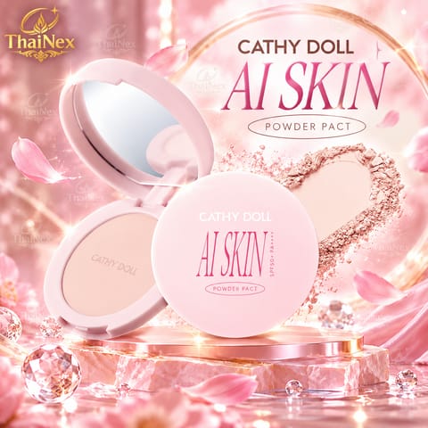 Cathy Doll AI Skin Powder Pact SPF50+ PA++++ 4.5g