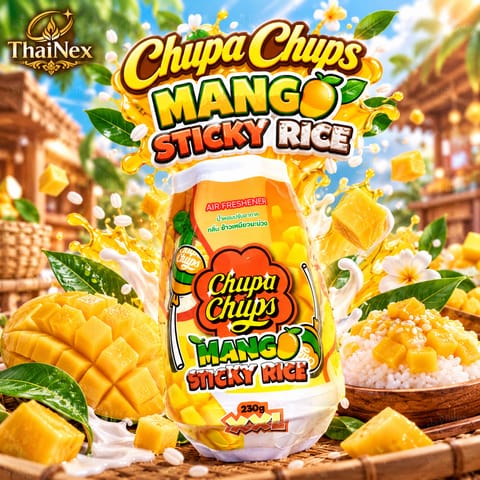 Fresh Time Chupa Chups Mango Sticky Rice Scented Gel Air Freshener 230g
