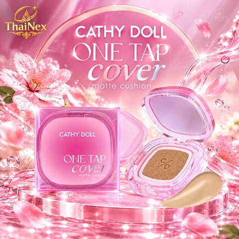 Cathy Doll One Tap Cover Matte Cushion SPF50+ PA++++ 12g