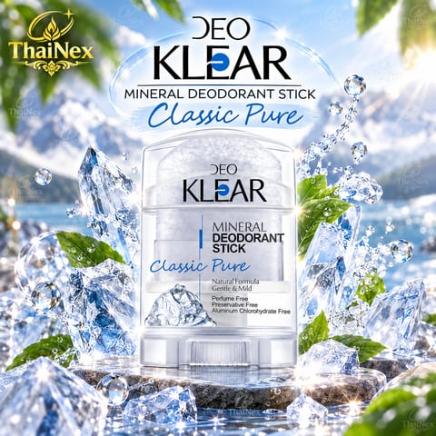 Deo Klear Mineral Deodorant Stick Classic Pure 70g