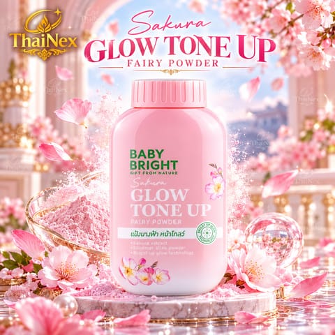 Baby Bright Sakura Glow Tone Up Fairy Powder 50g